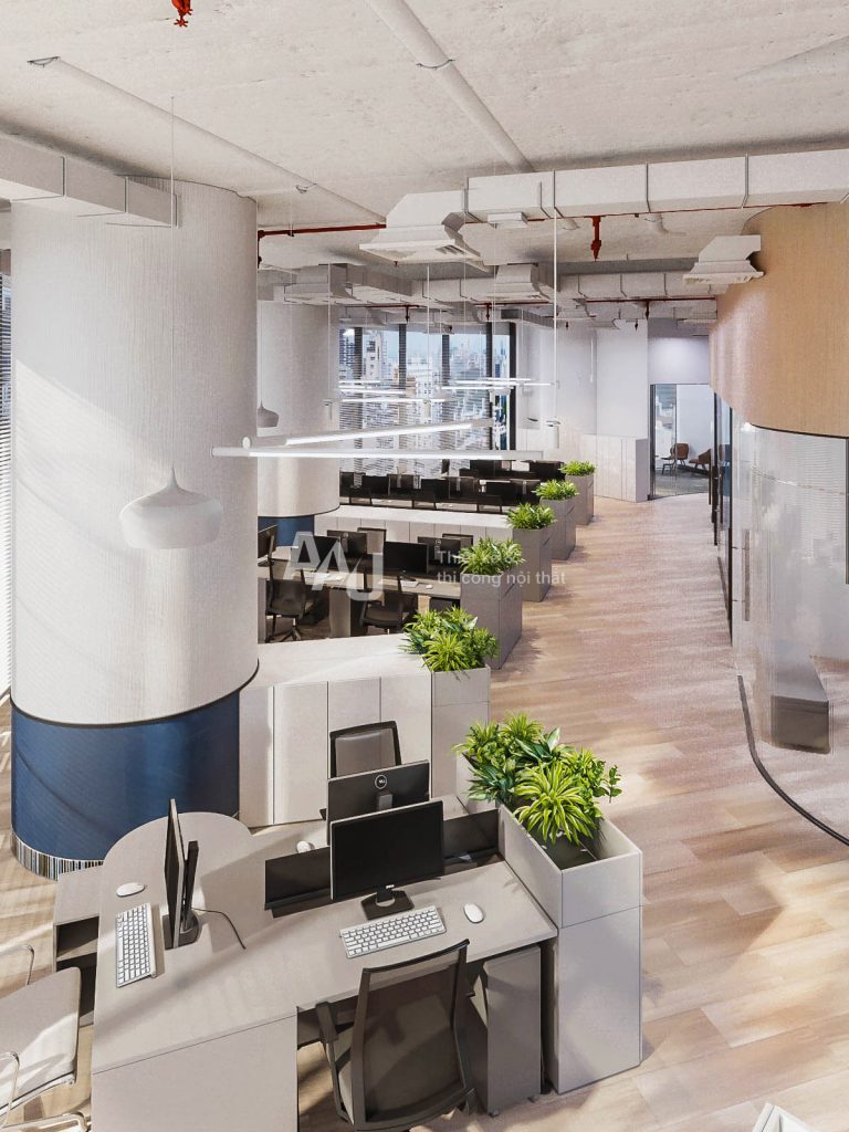 thiết kế văn phòng hiện đại