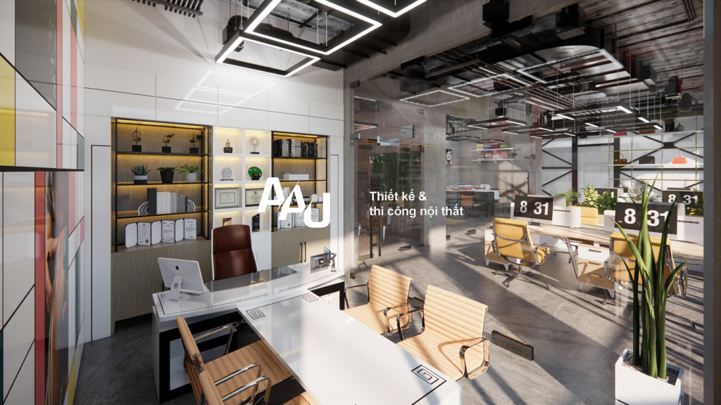 thiết kế nội thất văn phòng