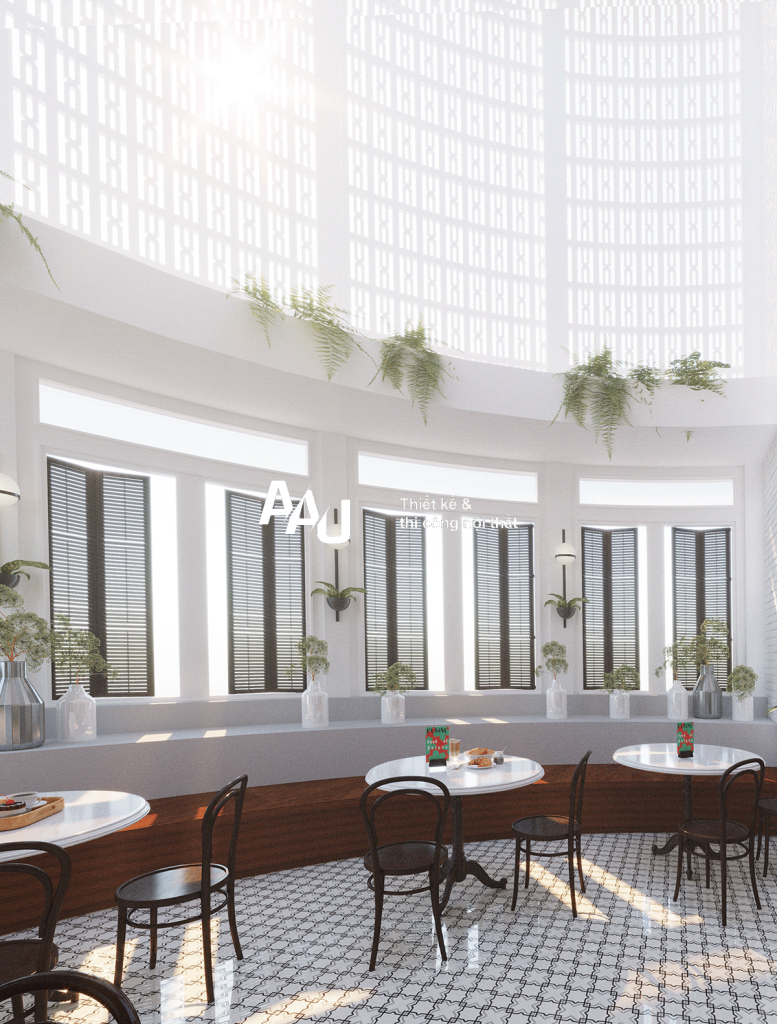 thiết kế quán cafe