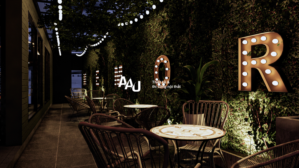 thiết kế quán cà phê đẹp