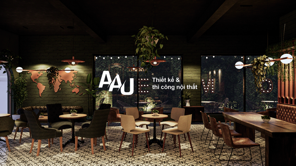 thiết kế quán cà phê đẹp