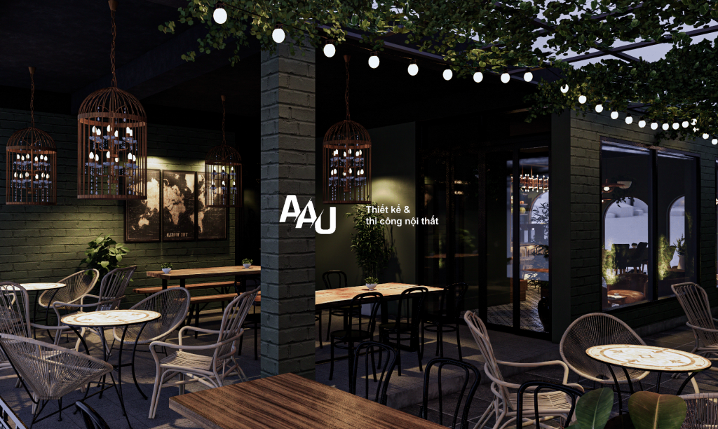 thiết kế quán cà phê đẹp