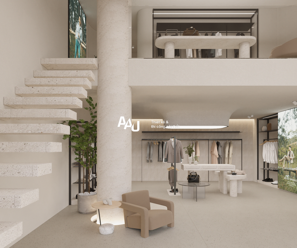 Thiết kế shop thời trang nam hiện đại Mr. Simple