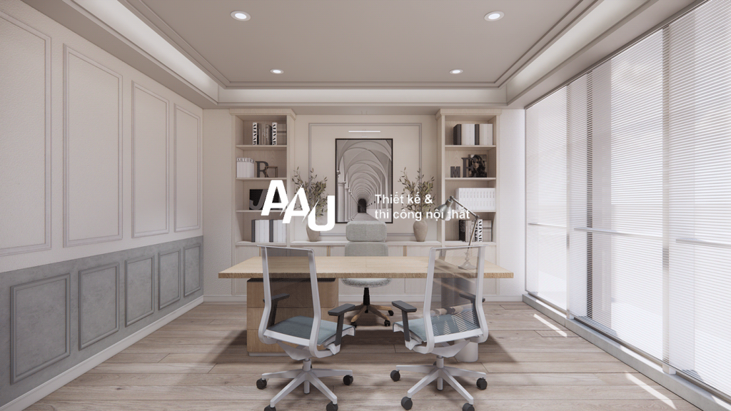 thiết kế văn phòng hiện đại