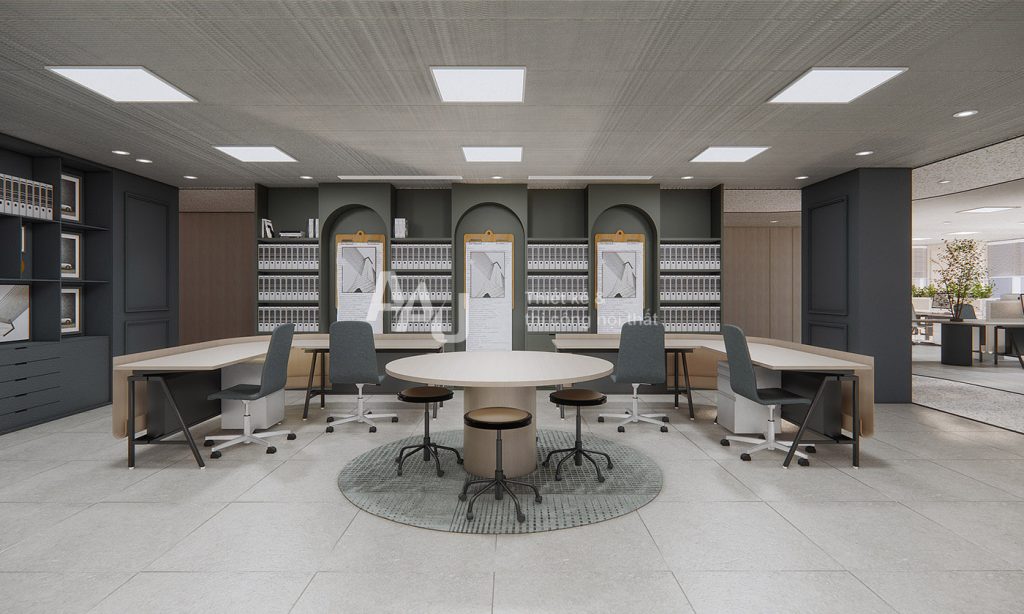 thiết kế văn phòng hiện đại