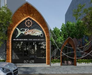 Thiết kế nhà hàng độc đáo - Bạch Đằng Restaurant