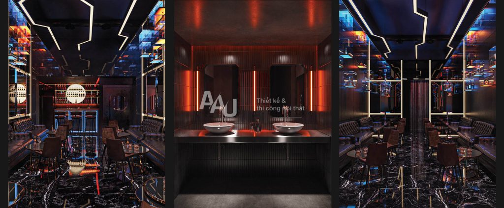 Thiết kế quán bar hiện đại Zone 8 Lounge