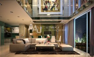 thiết kế nội thất phòng khách chung cư