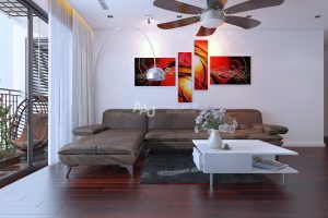 thiết kế nội thất phòng khách chung cư đẹp