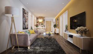 Thiết kế căn hộ 3 phòng ngủ