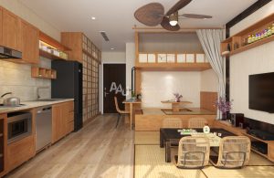 thiết kế căn hộ chung cư 45m2