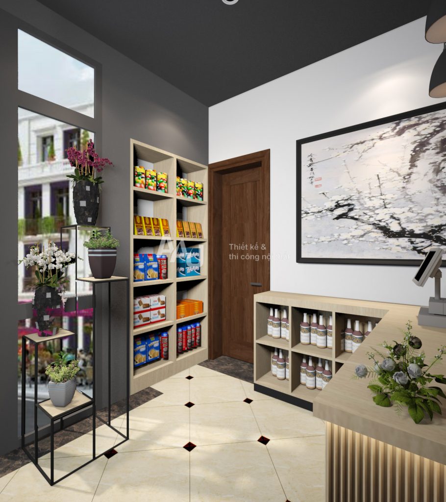 Thiết kế cửa hàng rau củ quả hiện đại GEO Food