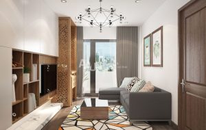 Thiết kế nội thất căn hộ 2 phòng ngủ