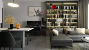 Thiết kế nội thất chung cư 2 phòng ngủ