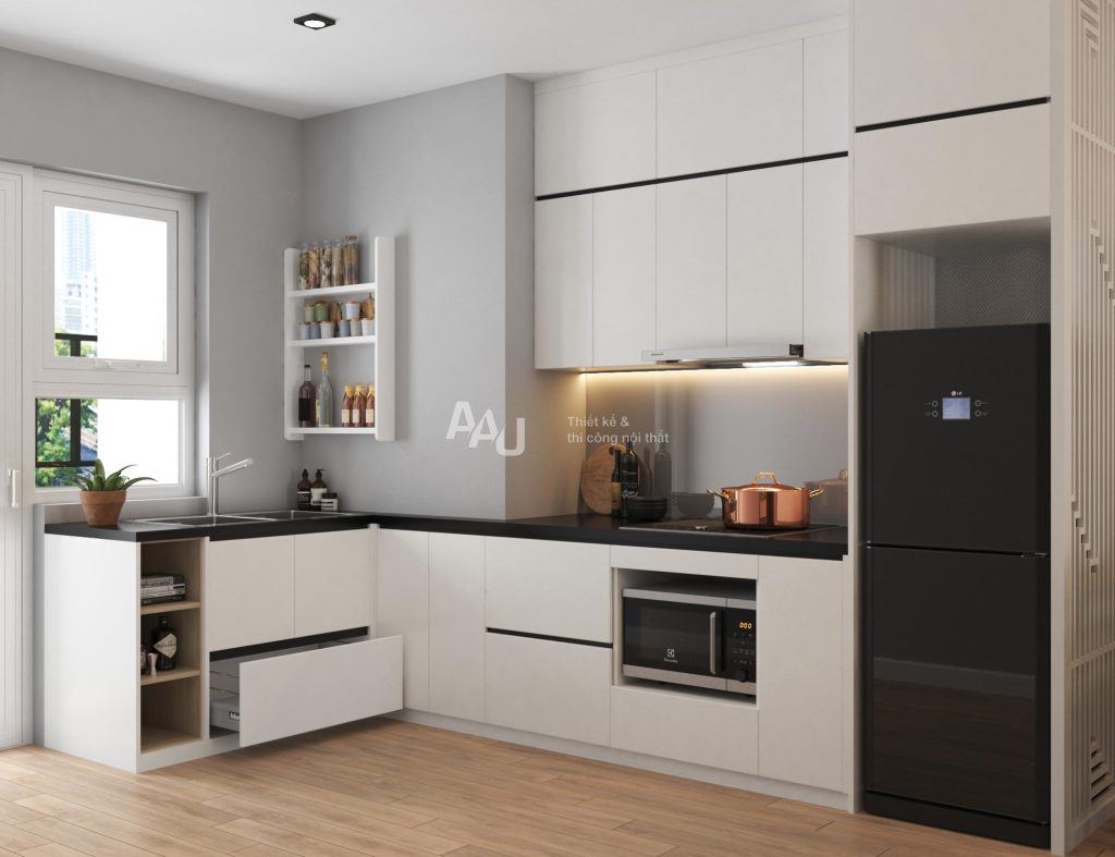 thiết kế nội thất chung cư 2 phòng ngủ