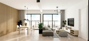 Thiết kế nội thất chung cư hiện đại Charmington