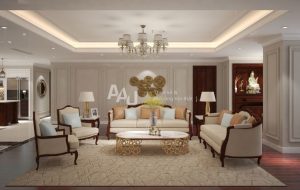 Thiết kế nội thất chung cư tân cổ điển