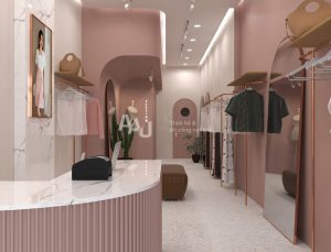 thiết kế shop quần áo nhỏ