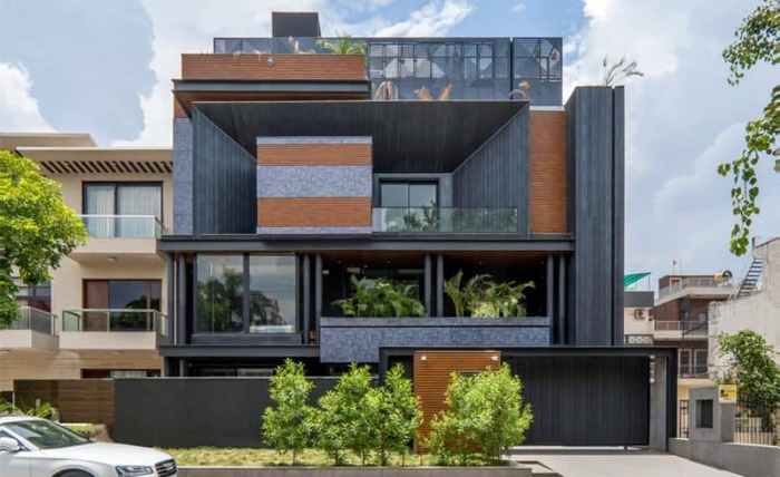 thiết kế mặt tiền văn phòng 