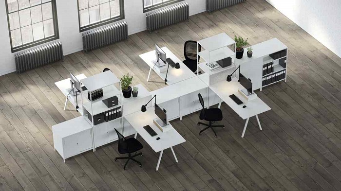 thiết kế nội thất văn phòng hiện đại 