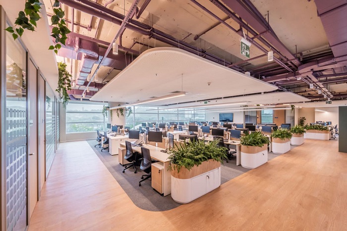 thiết kế văn phòng 200m2