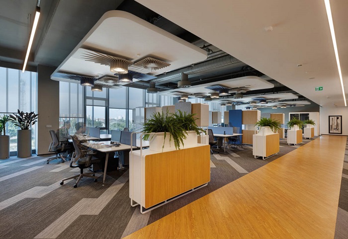 thiết kế văn phòng 200m2