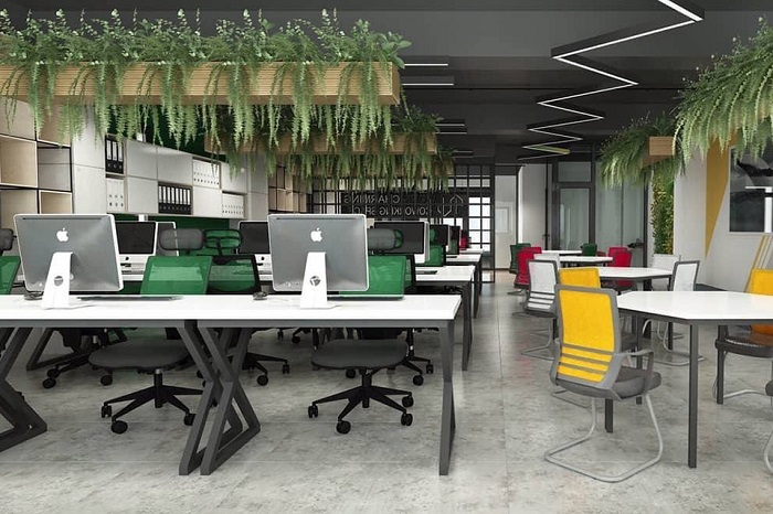 thiết kế văn phòng 200m2