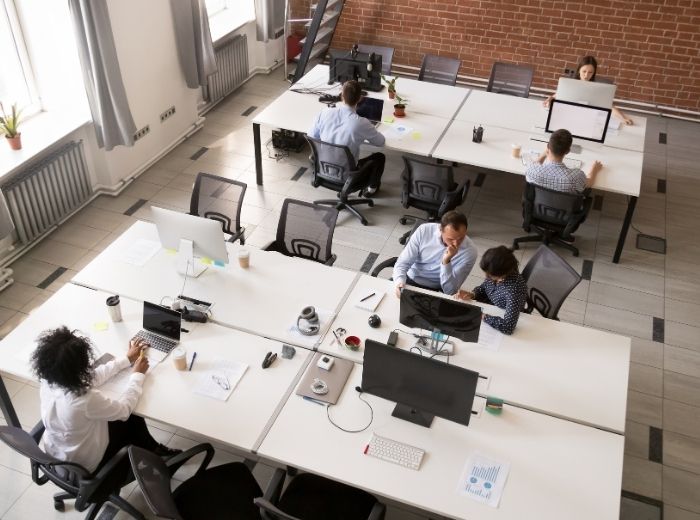 thiết kế văn phòng công nghệ 