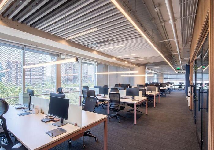 thiết kế văn phòng 100m2 