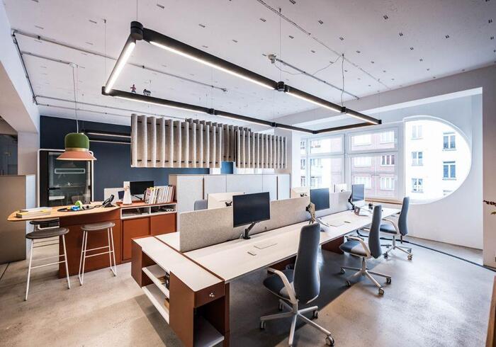 thiết kế văn phòng 100m2 