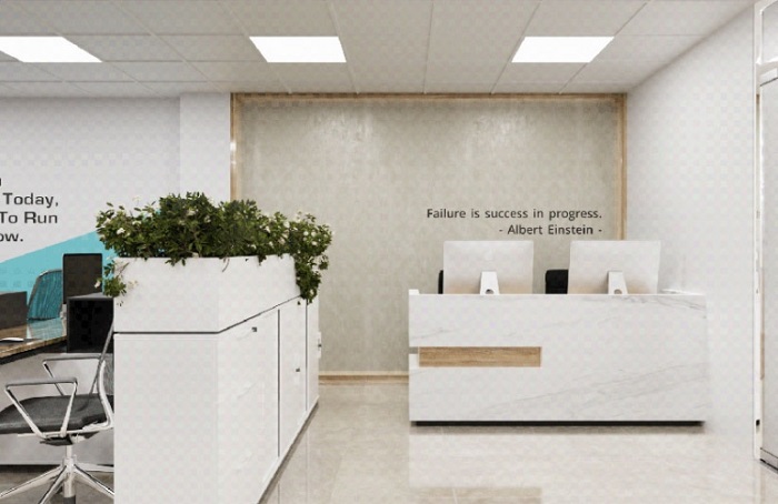 thiết kế văn phòng 80m2 