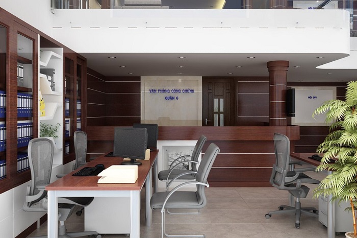 thiết kế văn phòng công chứng