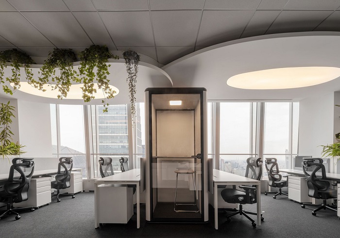 thiết kế văn phòng xanh