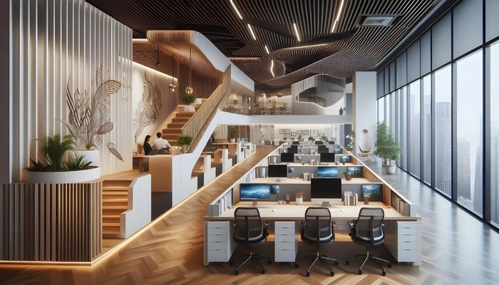 xu hướng thiết kế văn phòng