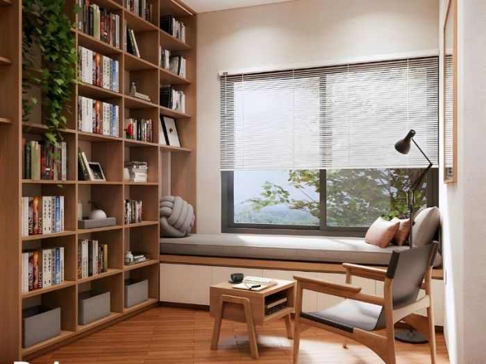 Ánh sáng và màu sắc trong thiết kế thư phòng