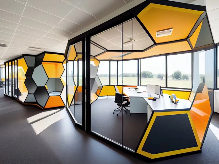 mẫu thiết kế văn phòng cho thuê 