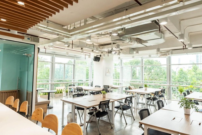 mẫu thiết kế văn phòng cho thuê 