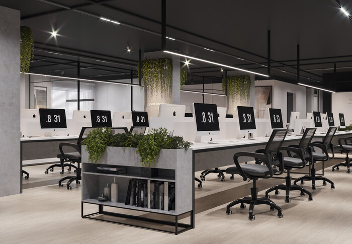 thiết kế văn phòng 600m2