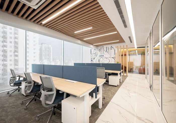 thiết kế văn phòng 90m2 