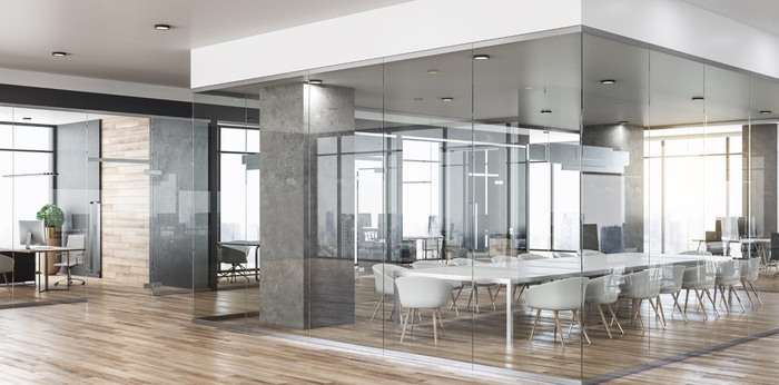 thiết kế văn phòng bất động sản