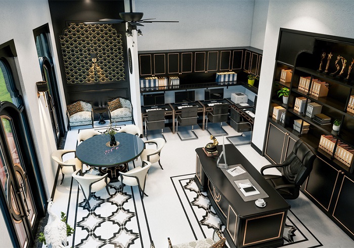 thiết kế văn phòng du lịch