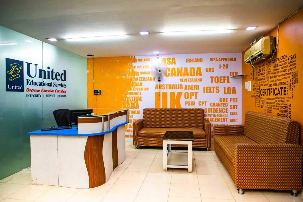 thiết kế văn phòng tư vấn du học 