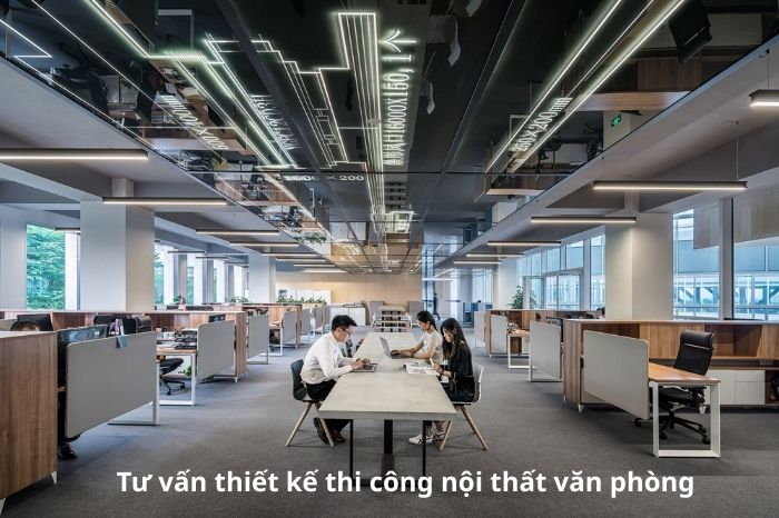 Tư vấn thiết kế thi công nội thất văn phòng