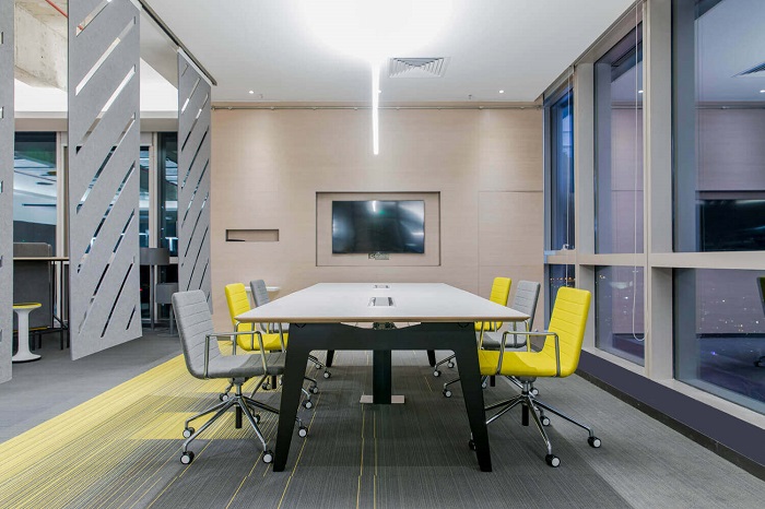 phòng họp đẹp hiện đại 