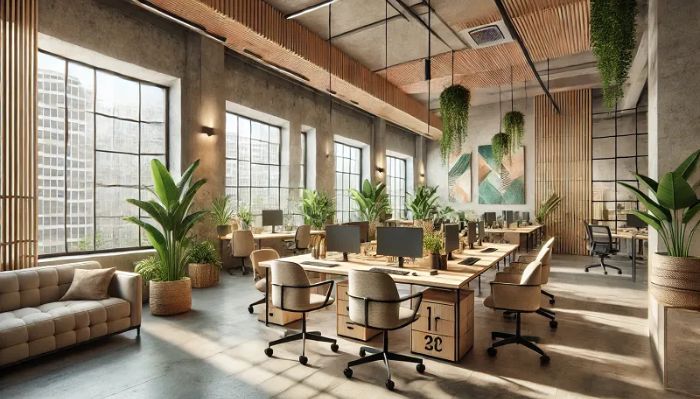 Không gian xanh và vật liệu tự nhiên lên ngôi