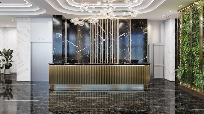 Thiết kế sảnh văn phòng